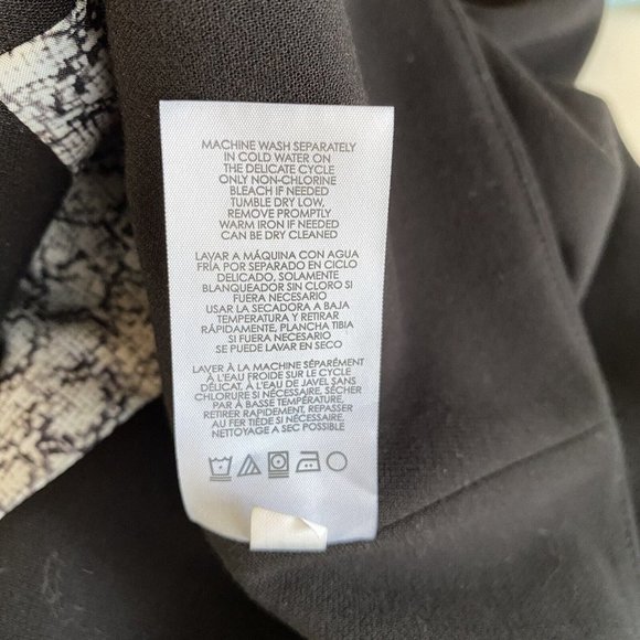 CAbi Abbott Jacket Blazer #3027 Puff Statement Sleeve Button Front Black Sz 4 - Picture 10 of 13